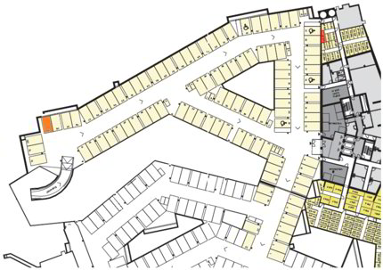 Seltener Garageneinstellplatz beim Zölly-Tower mit Überbreite im Eckbereich 1/5
