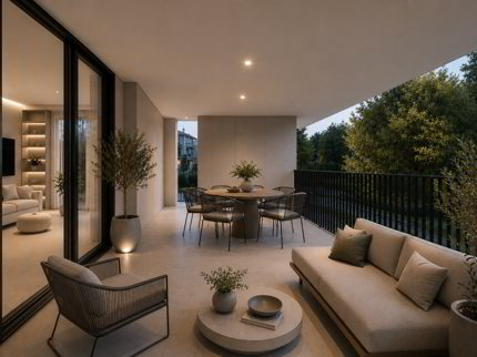 Elegante appartamento di nuova costruzione con terrazza in vendita a Lugano 1/5