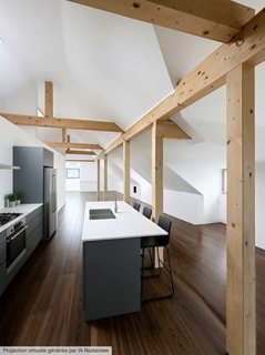 Unique, loft au coeur de la ville de Sion 1/5