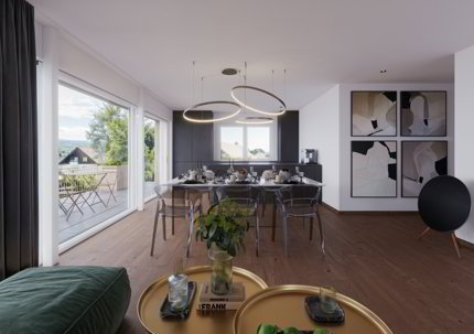 Stilvolle 3.5-Zimmer-Erdgeschosswohnung mit 117m2 Landanteil 1/5
