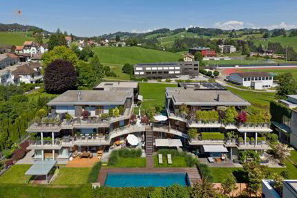Exklusive 5 1/2 Zimmer-Maisonette-Attikawohnung mit Alpsteinblick und Aussenpool im Miteigentum 1/5