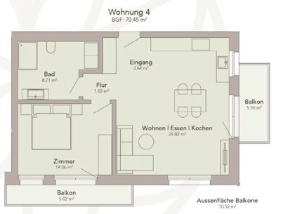 2.5-Zimmer-Wohnung 2. OG ZWEITWOHNSITZ 1/5