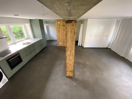 Modernes Wohnen in Aegerten - neuwertiges Studio mit Parkplatz und Gartensitzplatz 1/5