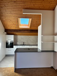 Appartement mansardé et rénové avec 3 chambres  Rue de Tronchin 26 1/5