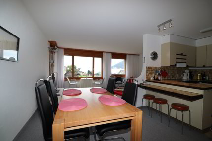 3 1/2 Zimmer-Wohnung mit Balkon 1/5
