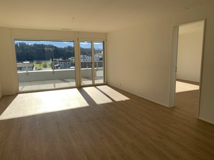 Neuwertige, moderne 2.5-Zimmer-Wohnung in der Überbauung SONNENBÜEL in Eschenbach 1/5