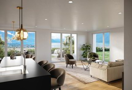 Superbe appartement moderne avec vue lac à Chardonne 1/3