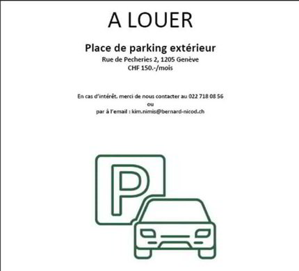 PLACE DE PARKING EXTERIEUR 1/1