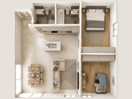 Appartement neuf de 3.5 pièces à Bramois - Accessible et lumineux 1/5