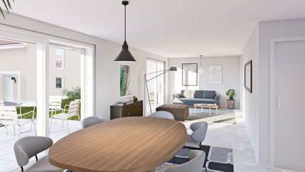 LES VILLAS DU GRAND PRÉ Villa mitoyenne de 4.5 pièces - Lot C1 1/5