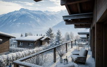 Charming 4.5-Room Chalet with Stunning Mountain Views in Crans-Montana 1/3