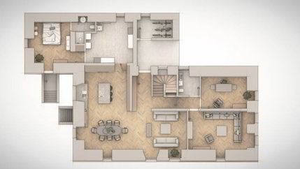 Maison de maître rénovée 1/5
