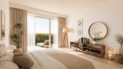 Appartement de 4,5 pièces en rez de jardin 1/5