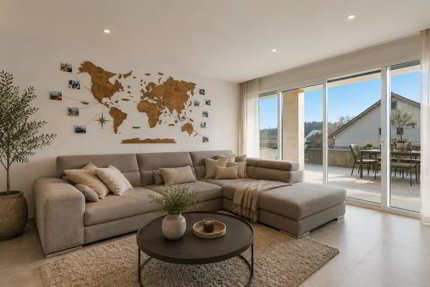 Appartement moderne, convivial et familial avec balcon et jardin 1/5