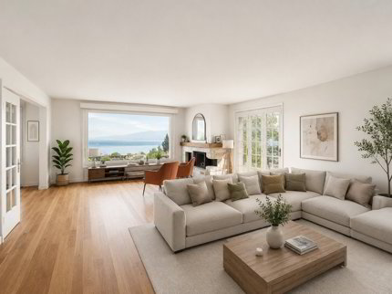 Maison individuelle de 7.5 pièces en location à Buchillon - 260 m² 1/5