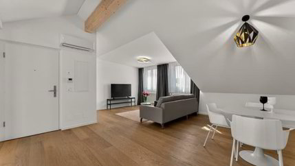 Eklusive möblierte 2.5-Zimmer Attika Wohnung mit Service und Terrasse... 1/5