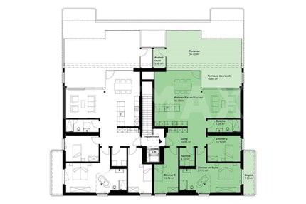 4.5 Zimmer Attikawohnung - ERSTVERMIETUNG BLAIE Frick 1/5