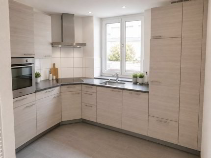 Appartement with 3 rooms for rent in St-Imier - 61 m² 1/3