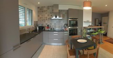 Magnifique appartement traversant avec balcon-terrasse idéalement situé 1/5
