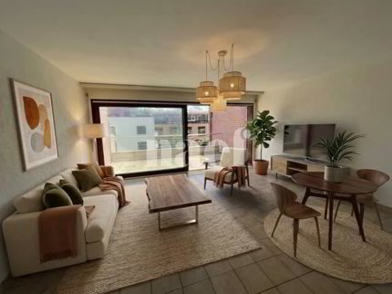 Spacieux appartement de 2 pièces au 2ème étage avec grand balcon 1/5