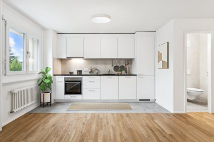 Charmant appartement 3.5 pièces entièrement rénové 1/3