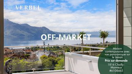 Maison jumelée with 6.5 rooms on sale in Superbe maison jumelée de 6.5 pièces avec vue sur le lac - 266 m² 1/1