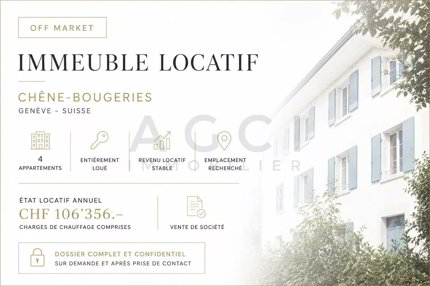 Immeuble mixte en vente à Chêne-Bougeries - Réf 86129722B 1/1