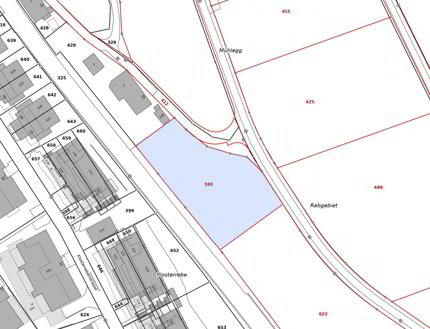Bauland (1512 m²)mit bewilligtem Gestaltungsplan 1/3