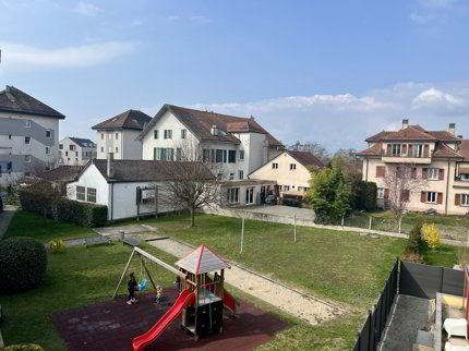 ZU VERKAUFEN 130M2 WOHNTRIPLEX IM ZENTRUM VON ECHALLENS 1/5