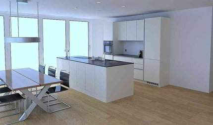 Erstvermietung 3.5-Zimmer-Wohnung Parterre mit Terrasse 1/5