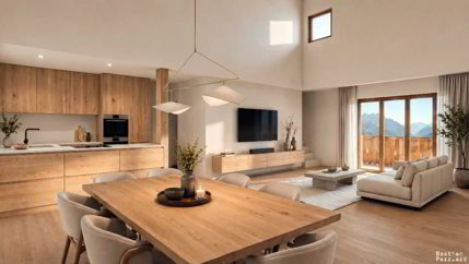 Opportunité exclusive : chalet neuf en madrier avec vue dégagée 1/5