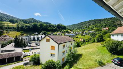 Helle 3-Zimmer-Wohnung mit schöner Aussicht an ruhiger Lage in Waldenburg 1/5
