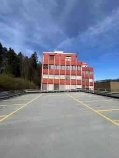 Parkplätze in der Industriezone von Bergdietikon 1/1