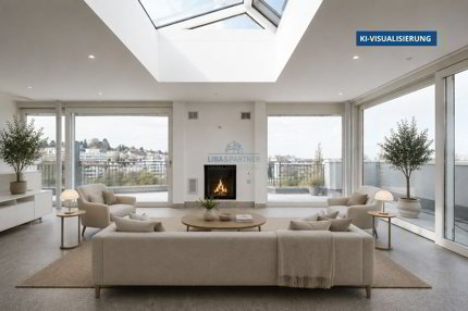 Attika-Maisonette mit unverbaubarem Weitblick über Binningen & Basel 1/5