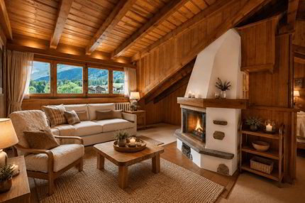 LES DIABLERETS - COQUET APPARTEMENT DE 2,5 PIECES AUX COMBLES 1/5