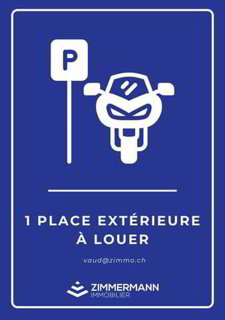 Place de parc extérieure cherche pilote 1/1