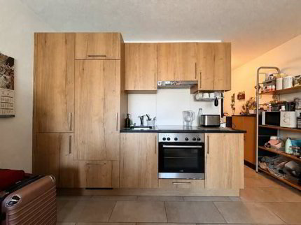 Appartement de 1.5pce au 1er étage 1/3