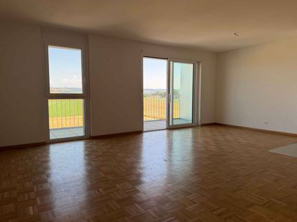 Magnifique appartement neuf de 4½ au rez supérieur avec balcon et vue dégagée 1/5