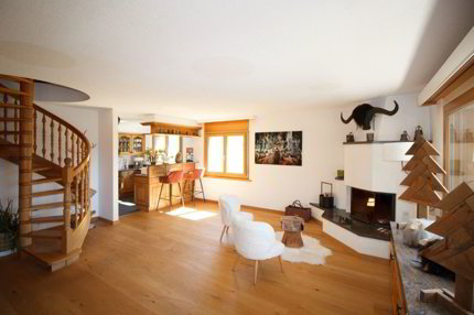 6.5-03, Exklusive 6.5-Zimmer-DUPLEX-ATTIKAWOHNUNG mit Cheminée, Wintergarten und grosser Terrasse 1/1