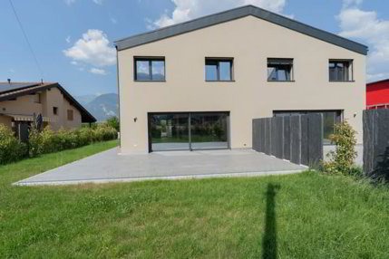 Collombey - Villa A mitoyenne de standing avec jardin 1/5
