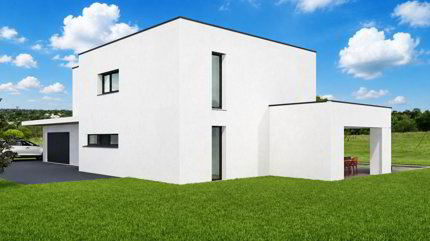 Luxuriöse moderne Villa mit Pool in Courgenay 1/5