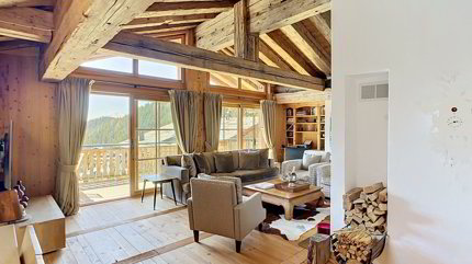 Crans-Montana. Attique de 5.5 pièces à proximité des remontées mécaniques 1/5