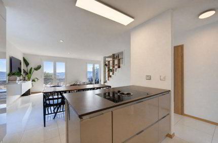 Villa mitoyenne de 5,5 pièces avec espace de jardin privatif de 200m2 1/5