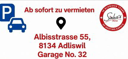 Parking en location à Adliswil - Réf flat86251148fox 1/1