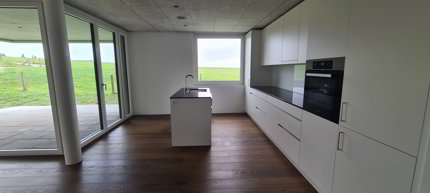 sehr schöne und moderne 3½-Zimmer-Wohnung C.21 im 2.Obergeschoss, mit Blick ins Grüne 1/5