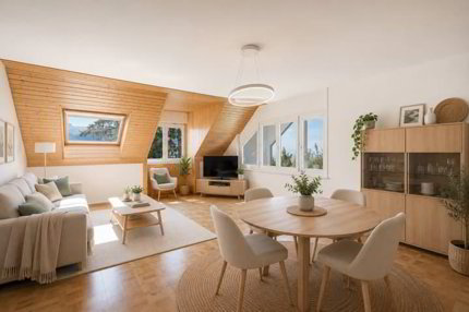Appartement de 3.5 au dernier étage avec vue sur le lac 1/5