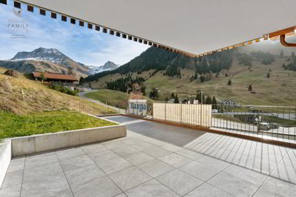 Neubau Wohntraum im modernen Bergchic - 4 1/2 Zimmer-Wohnung mit grosser Panorama Terrasse (Zweitwohnung) 1/5