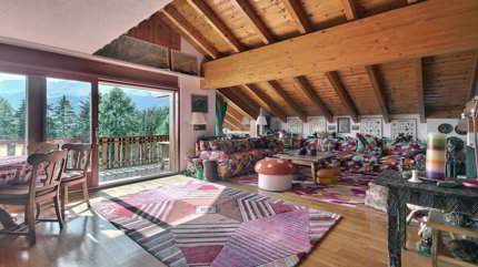Exclusivité. Crans, attique duplex de 5.5 pièces avec vue 1/5