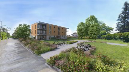 5P au 1er étage à Meyrin village - lot 3.01 1/3