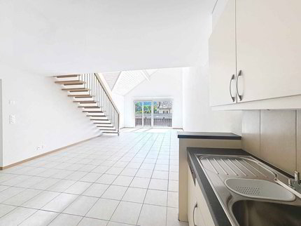 Grand 4.5 pièces de 137.7 m2 avec mezzanine et balcons couverts 1/5